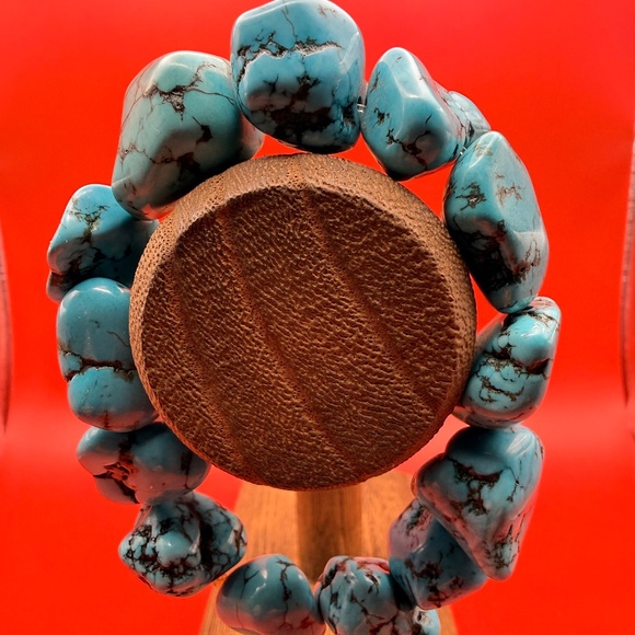 Turquoise Nuggets Bracelet - Picture 3 of 5